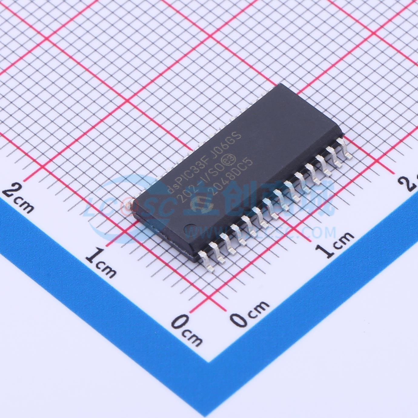 数字信号处理器(DSP/DSC) dsPIC33FJ06GS202-I/SO SOIC-28-300mil
