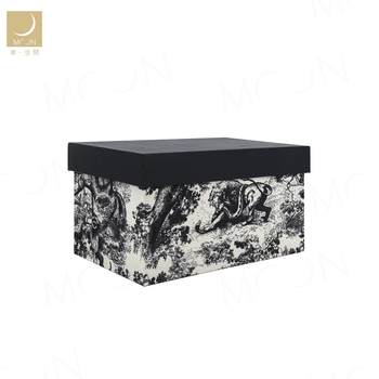 Moonmu space model room wardrobe storage box cloakroom storage box gray tiger ornament