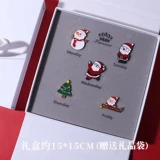 Рождественская брошь для пожилых людей, значок, японская милая булавка, маленький аксессуар