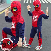 Boys in autumn dress Spider - Man clothes suit baby handsome Altman long sleeve children 2021 new clothes in spring and autumn
