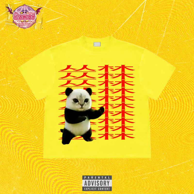 2Amor Animal Taming Manual Kung Fu Red Panda Jungle Vision T-Shirt Yaka Jungle Udg
