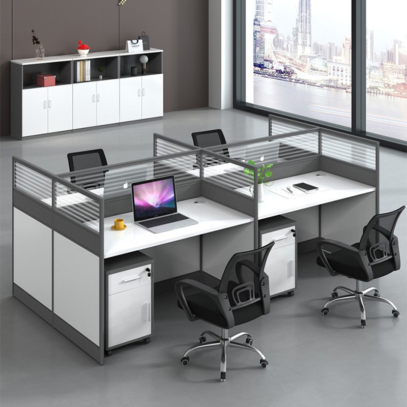 Screen Desk Brief Modern Office Chair Composition Beijing Partition Station Biathlon Staff Table