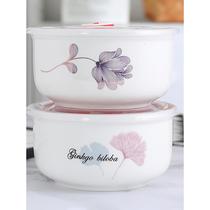 Special utensils for microwave oven crisper ceramic bowl lunch box with lid refrigerator sealed bowl instant noodle bowl lunch box for work