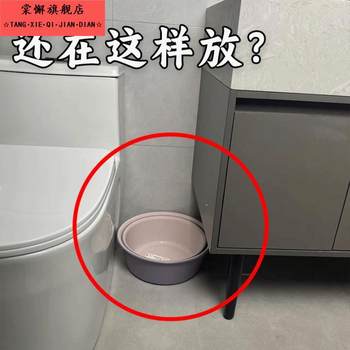 吸盘铁艺脸盆架浴室卫生间脸盆挂钩收纳架多用途免打孔配菜备菜盘