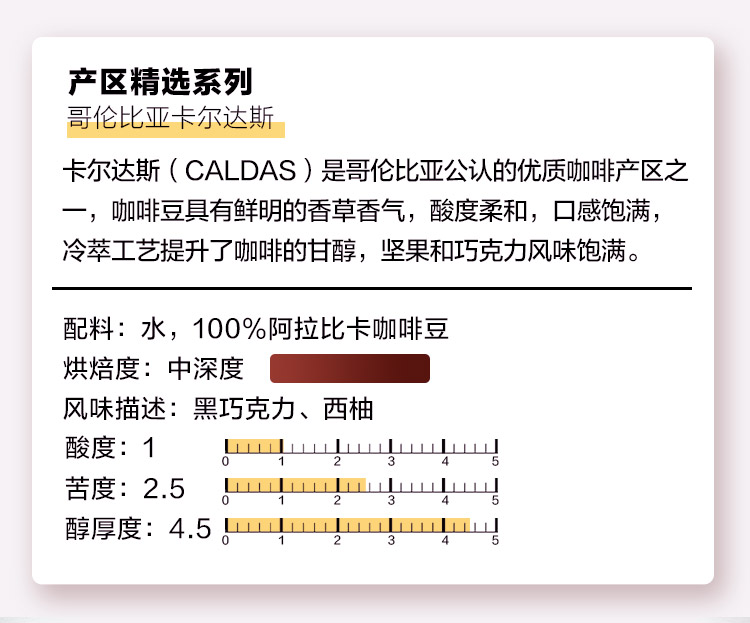 冷萃速溶浓缩咖啡原液5口味*10条