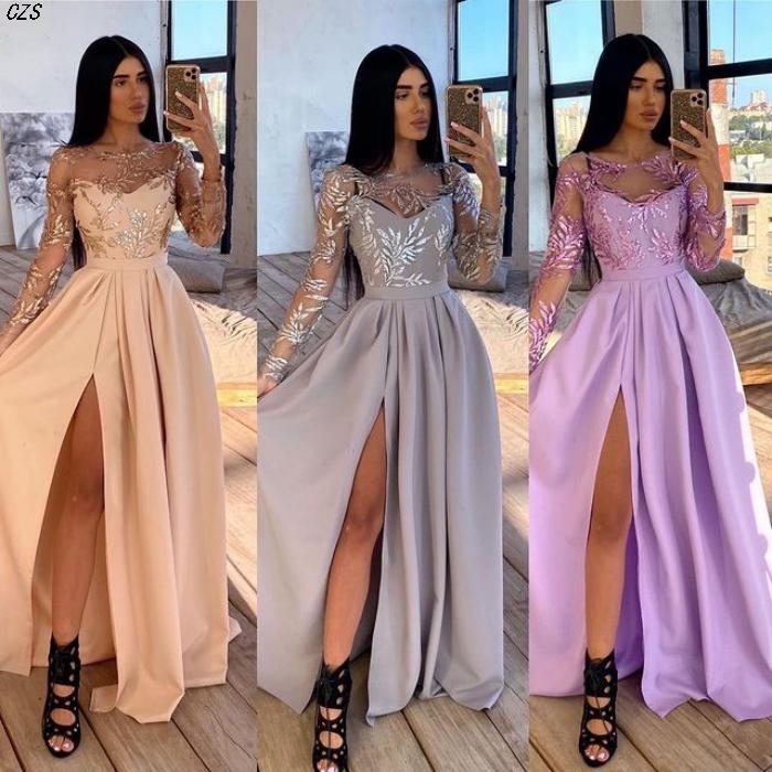 New long -sleeved women's dress dress New LONG SLEEVE WOMEN's Dress Dress