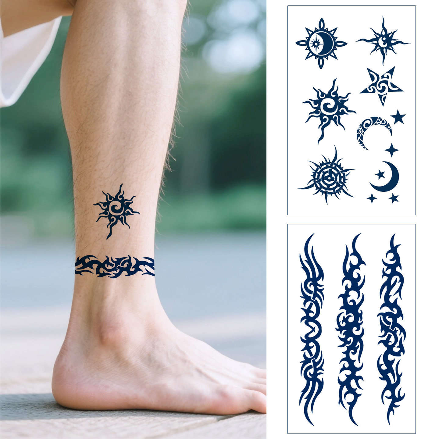 老传统花臂纹身整臂设计| TikTok, image size:1440x1440