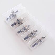 5PC high-speed steel titanium-plated silver hole opener high-speed steel hole opener metal sheet hole expander 16-30mm