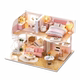 Girls toy building block series castle house
