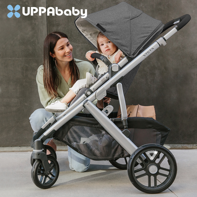 USA UPPAbby VISTA NEW LIFE STROLLER HIGH LANDSCAPE Sitting Lie Folding Two-way Full Functional Camper Van