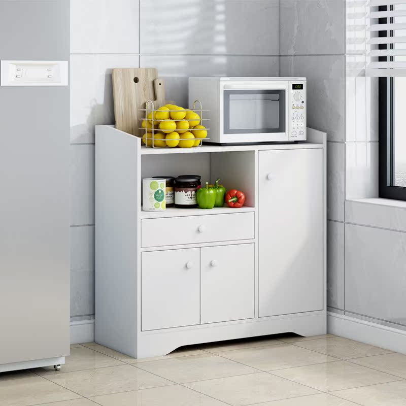 Cup storage cabinet tableware overall cabinet storage cabinet kitchen dust-proof cupboard home kitchen multi-functional wooden door