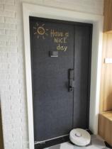 Anti-theft door sticker whole wallpaper into home transform light luxury changed sofa maternity bedroom noise rental room