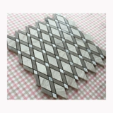 Серые каменные мозаичные наклейки натуральные мраморные деревянные зерно зерно бриллиантовые плитка ванная комната ванная комната кухня кривая