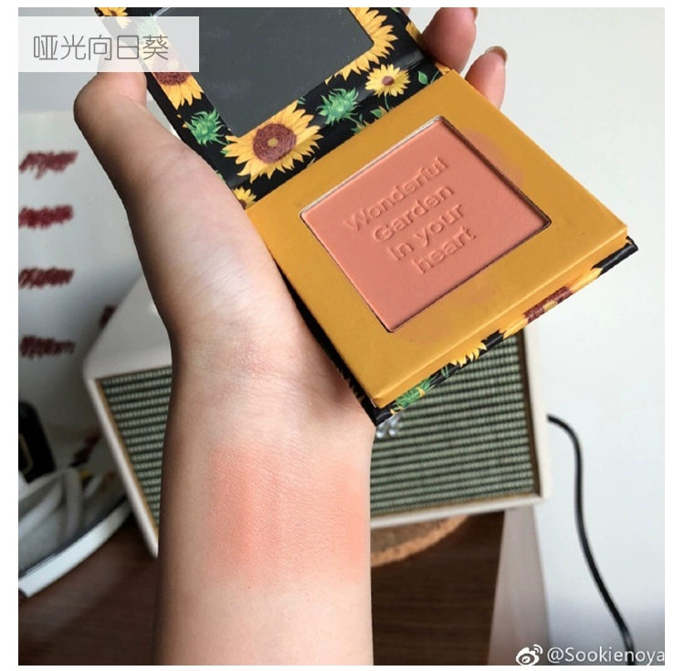 NyceMakeup hộp hoa phấn má hồng kem cam khô hồng phấn hồng trang điểm nude cô gái Nhật Bản phấn má hồng - Blush / Cochineal