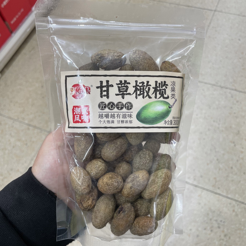 Baiguo Licorice Olive Cantonese Style Flavor 300g