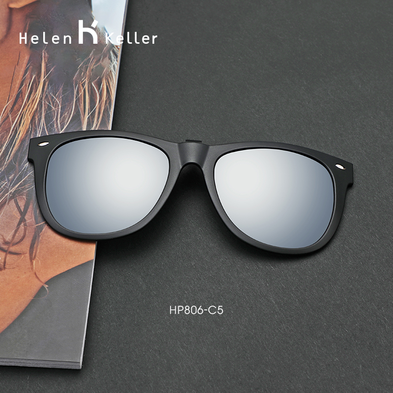 Helen Keller gm sunglasses clip-on men's and women's summer anti-UV myopia sunglasses with polarized ultra-light