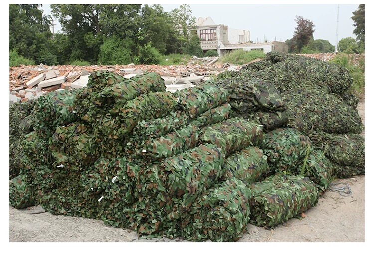 Солнцезащитная сетка/сеть shading/сеть тени 迷彩遮阳网防航拍伪装网军绿色迷彩网户外树叶防卫星绿化装饰网布