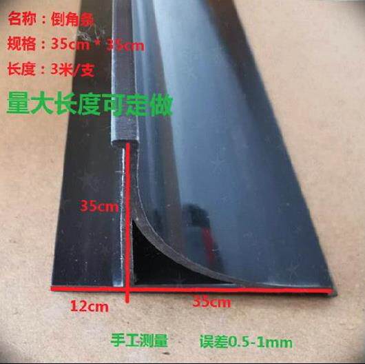Concrete power chamfer strip line thickened 20mm engineering construction building template edge wall workshop wrapping