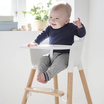 Beech wood 172 children's high bench baby baby dining chair eating school children sitting seat meal dining table and chairs can sit on the chair