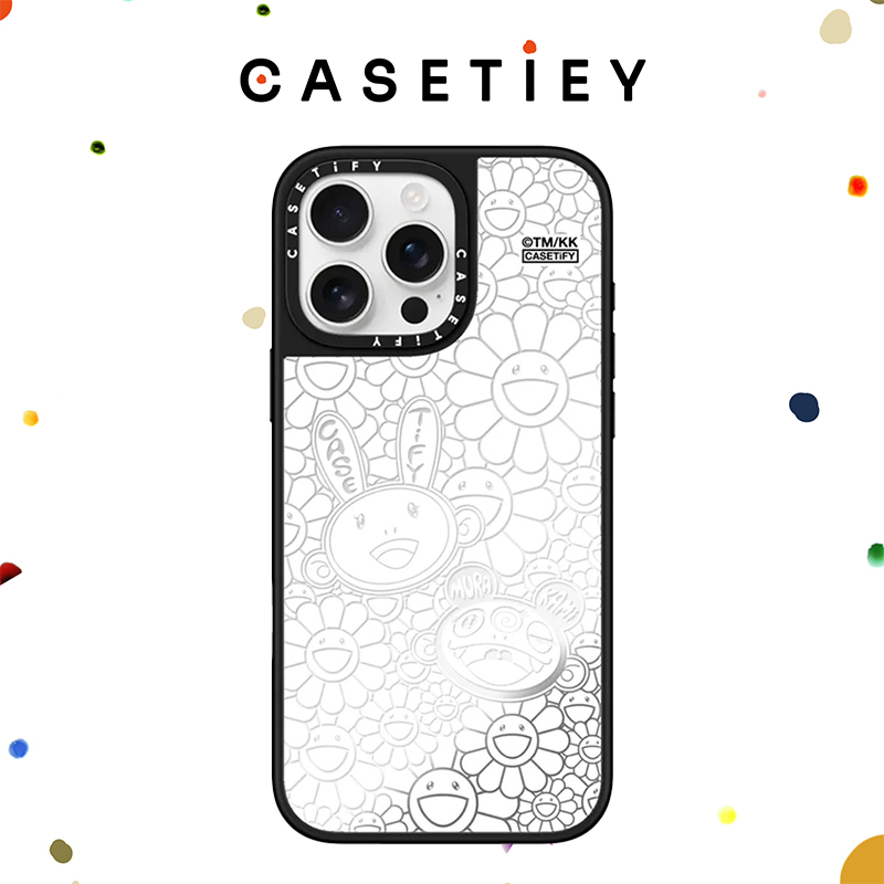 CARSETiFY⭐︎村上隆KAIKAI KIKI⭐︎iPhone16proMAX 正品村上隆x CASETiFY: KAIKAI AND KIKI限量粉色镜头适用苹果