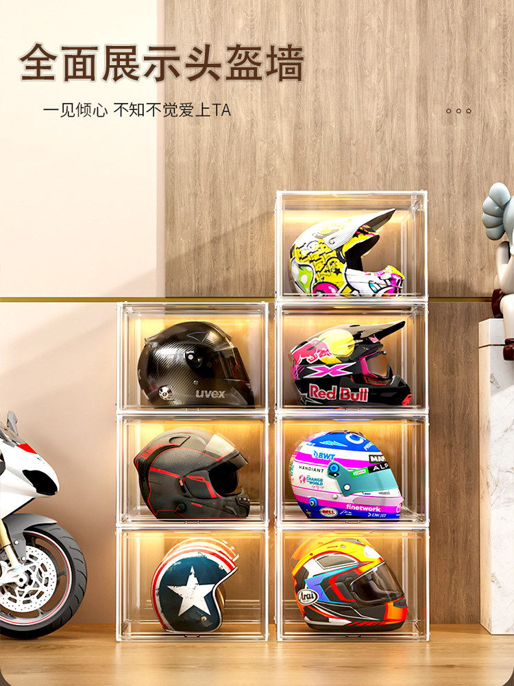 arai helmet display rack Motorcycle Hat Holder Storage Shelf, Metal Floor Rack Football Bicycle Helmet Storage Basket, Retail Cowboy Baseball Fedora Hats Stand, Closet Hat Organizer Helmet Hangers : Home & Kitchen Clear Material HELMET DISPLAY STAND IOMIC