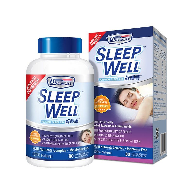 US Clinicals/优思克利 好睡眠植物胶囊 80粒/瓶