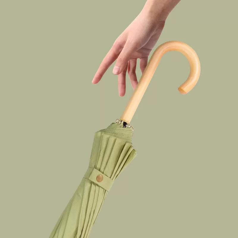 [Taobao] Hangzhou Gardenia Flower Umbrella Industry Co., Ltd. зонт с длинной ручкой женский большой студент Mori Mori, прямая ручка ретро двойной длинной