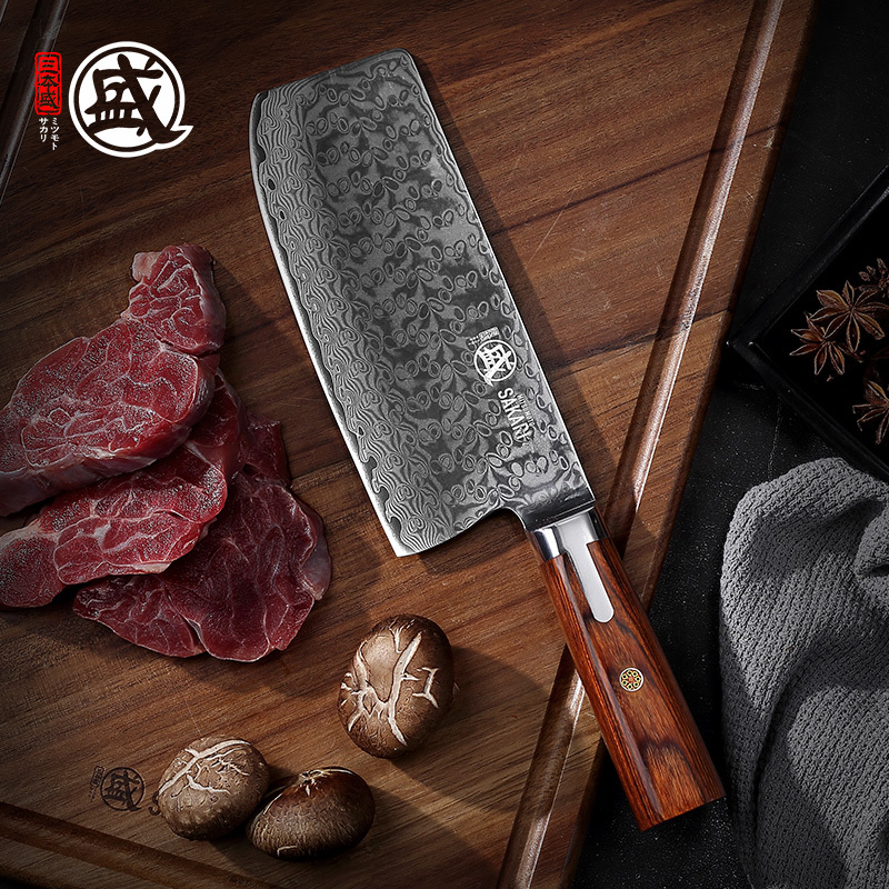 Japan's Three Leading Imported Damascus Steel Kitchen Knives, Powder Steel Slicing Knives, Top Ten Brands of Kitchen Knives for Home Use