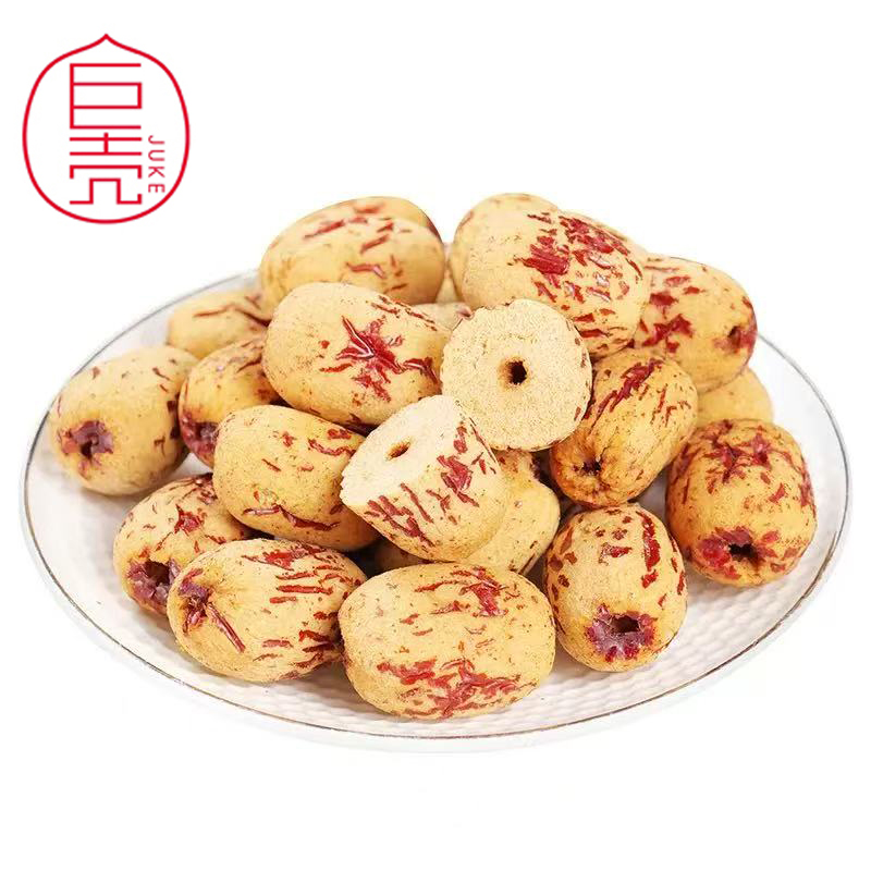 巨壳去皮去核虎皮枣红枣独立包装血糯枣新疆大枣孕妇儿童网红零食