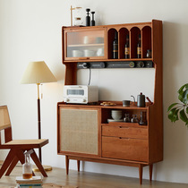 Nordic middle-aged sideboard small apartment B&B fashionable wall storage locker home creative tea cabinet