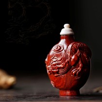 Rosewood Xianggong (Flying Dragon in the Sky) Snuff Bottle Toy Handpiece Wooden Crafts Creative Portable Gift