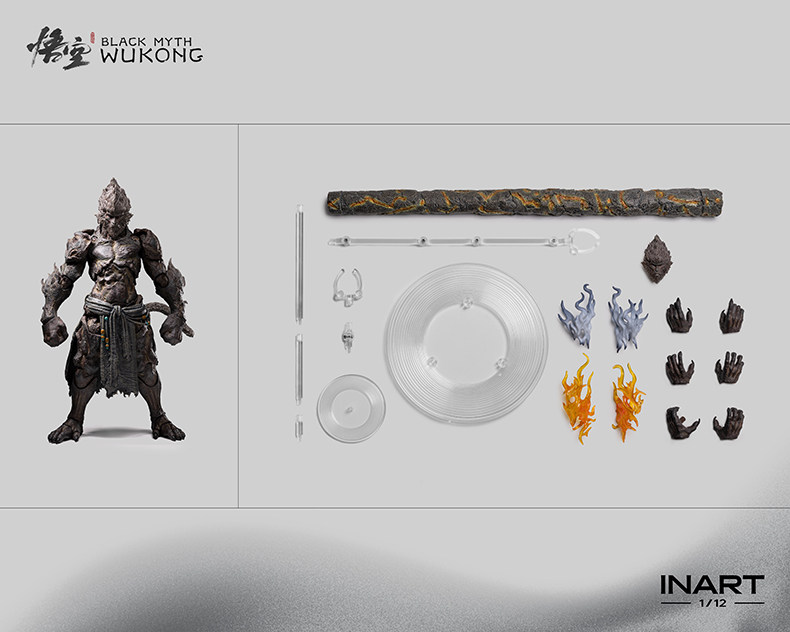 Official INART Stone Monkey 1/12 action figure detail 33