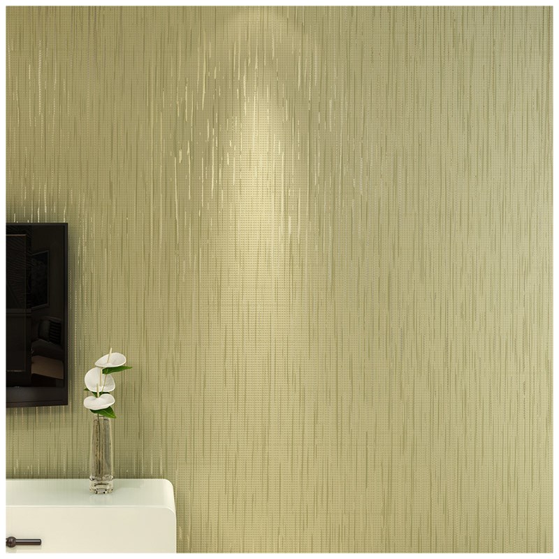 3D thickened high-grade gray modern minimalist pure color non-woven fabric bedroom living room European brush glue wallpaper wallpaper