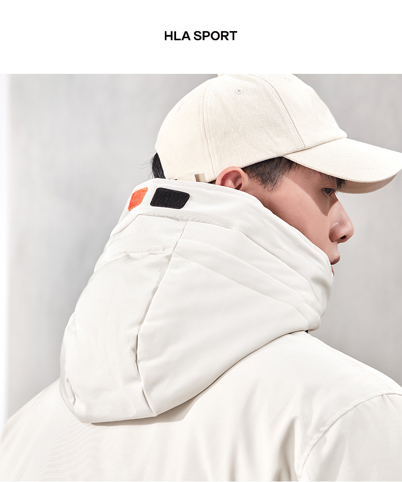 海澜之家 2021秋季新品 110g充绒 男防寒保暖运动羽绒服 图10