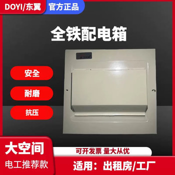 Dongyi All-Iron Electrical Box with Leakage Switch and Circuit Breaker Box, All-Iron Circuit Breaker Distribution Box, Household Main Switch Box, 2-12 Positions