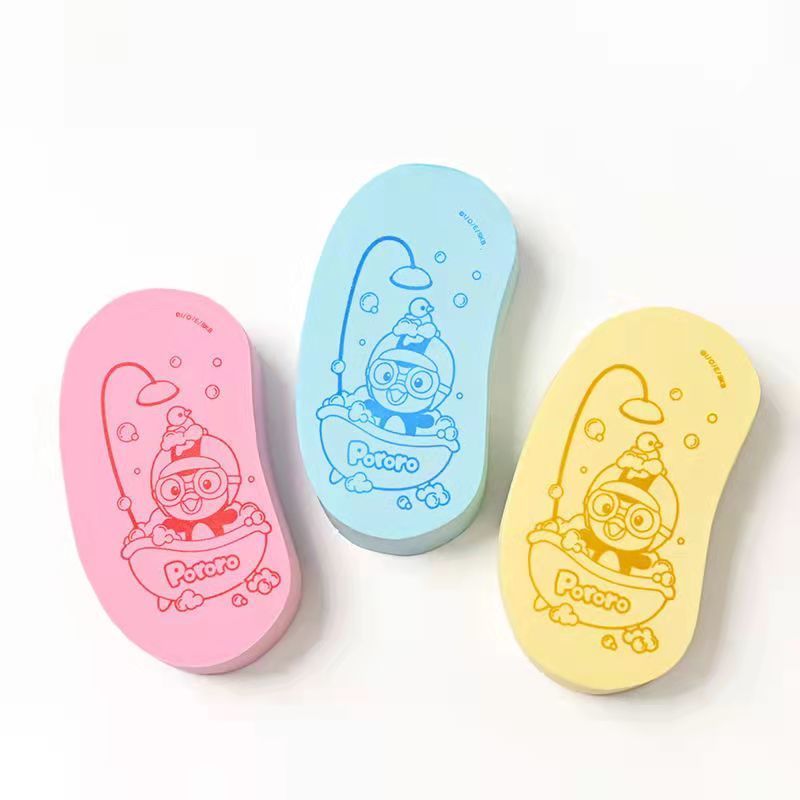 Pop Music baby rubbing sponge newborn child rubbing shower Divine Instrumental Baby Towel Wash Head Brush Bath Rub Clay Supplies