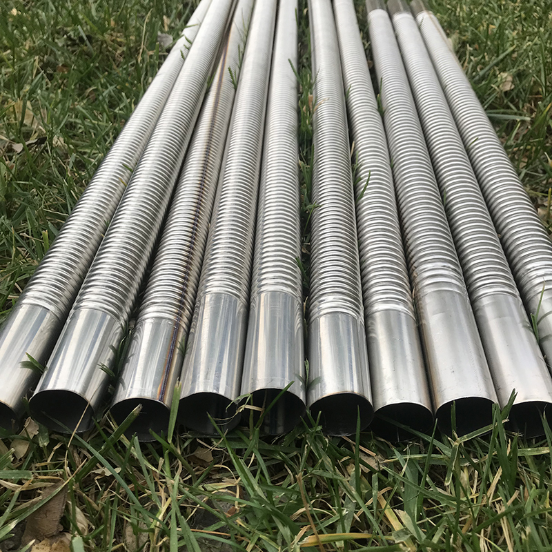 Firewood Oven Chimney Smoke Exhaust Pipe Stainless Steel Accessories Exhaust Gas Accessories Large Total Firewood Warm Exhaust Pipe Gas Water Heater 70