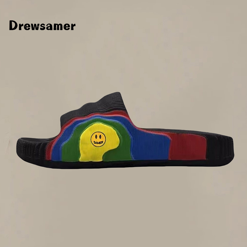 Authentic Dresamer Smiley Face Casual Versatile Unisex Comfortable Slip-On Thick-Soled Non-Slip Sandals