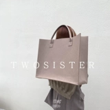 Модный портативный брендовый шоппер, демисезонная универсальная вместительная и большая сумка на одно плечо, Южная Корея