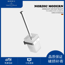 German Villeroy & Boch light luxury all-copper toilet brush bathroom no dead angle toilet cleaning brush toilet household cleaning artifact