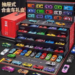 Alloy kids toy car Suit car racing mini model car baby 1 3 years old 6 puzzle boy 2
