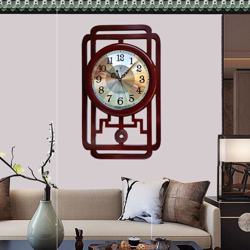 New New Chinese Decorative Hanging Clock Home Modern Minimalist Living-room Watch Art Fashion Creative Atmosphere China Wind Clock
