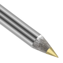 Construction marking tool hard round steel commonly used single-head pen type tile alloy head pen silver scoring needle
