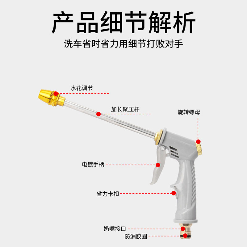 High pressure wash water gun plastic multi-functional casting tool for high pressure wash water gun