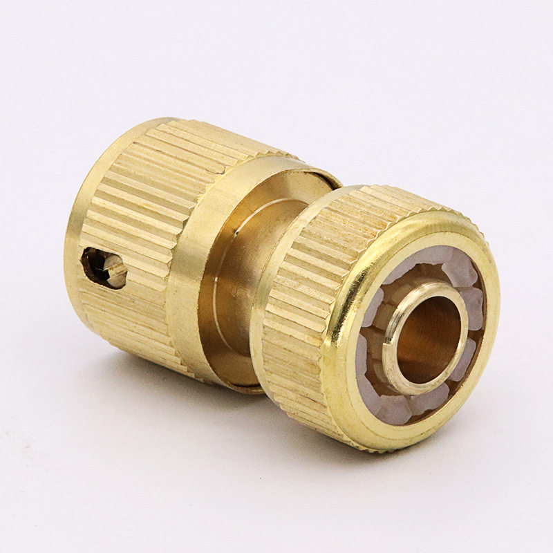 Household pass water with 4 - point copper quick joint high pressure watergun 4 - point 6 pipe accessories 1 2 interface