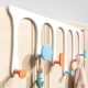 Door rear hook without punching door back storage coat hook bedroom bathroom clothes traceless storage rack