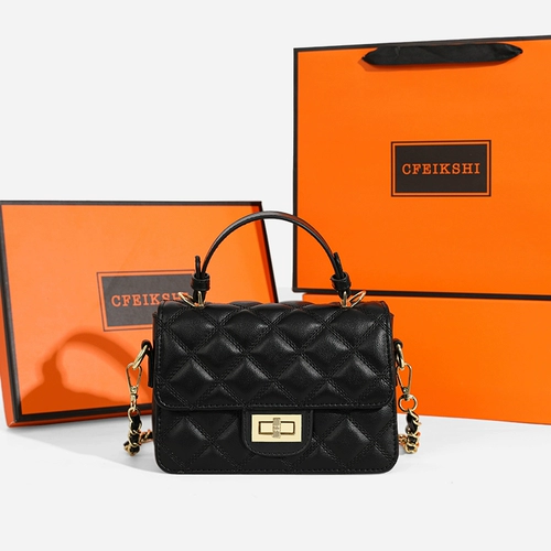 CFEIKSHI Цепь, сумка на одно плечо, премиум класс, в стиле Шанель, на цепочке