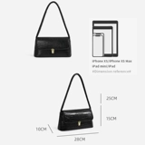 CFEIKSHI Портативная модная сумка подмышку, крокодиловый принт, премиум класс