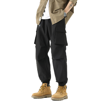 Free belt, pull back assault pants, men's overalls