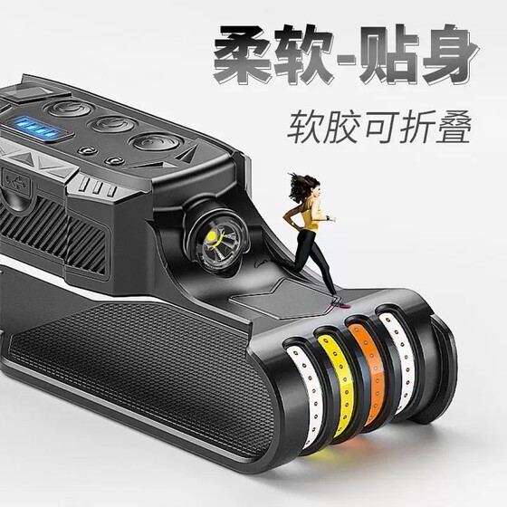 Japanese Night Running Safety Light, Large Floodlight Headlamp, Reflective Band, Sports Equipment, Running Lighting, Special Waist Light for Hiking